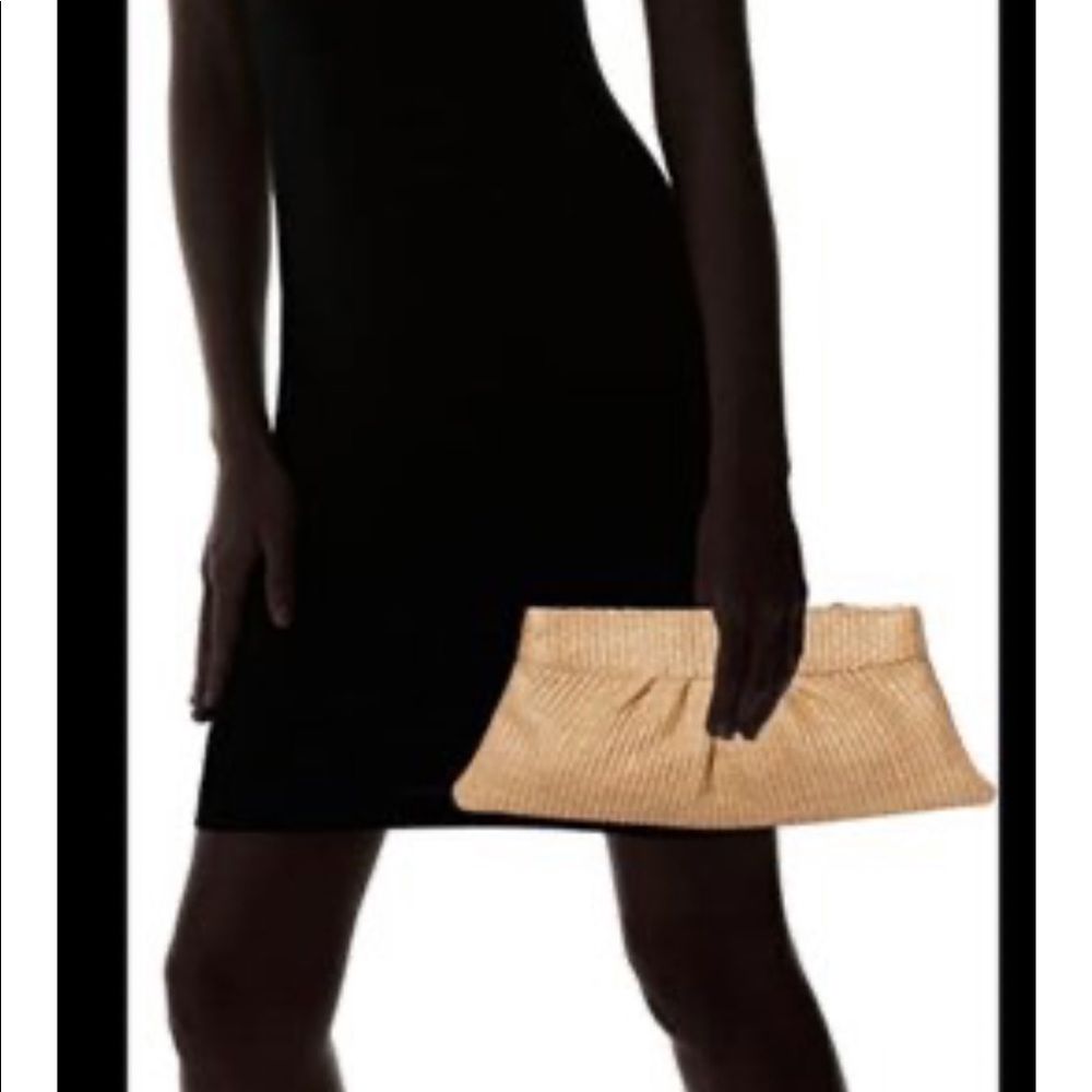 Lauren Merkin Louise Sequin Black clutch